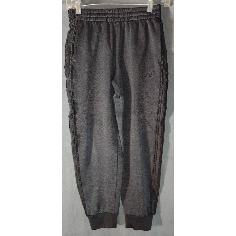 Adidas Boys Black Track Pants Medium 10/12